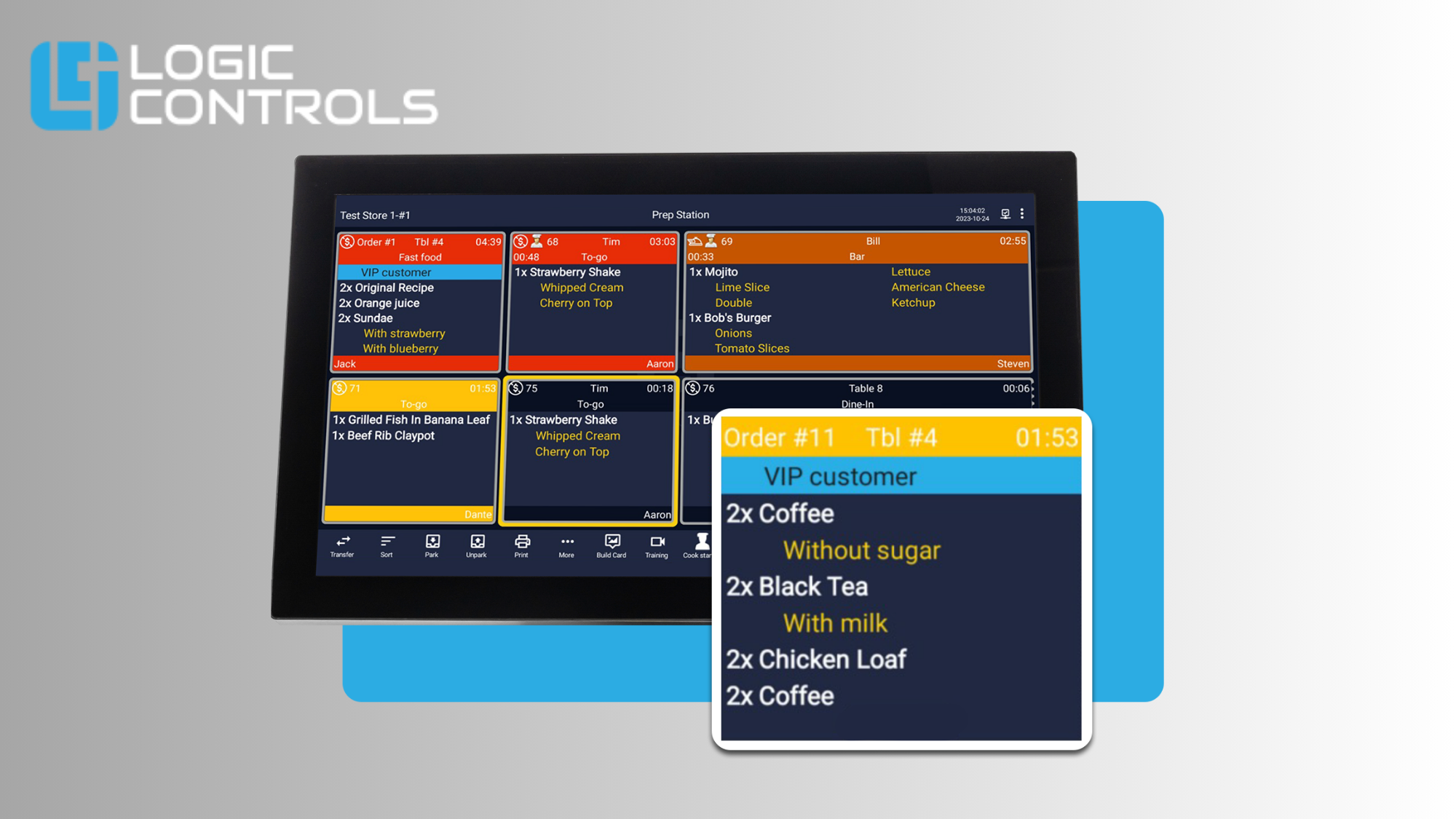 For the free Ticket version of KitchenGo, does the software come preloaded, or would the customer need to reach out to Logic Controls to get and install it?